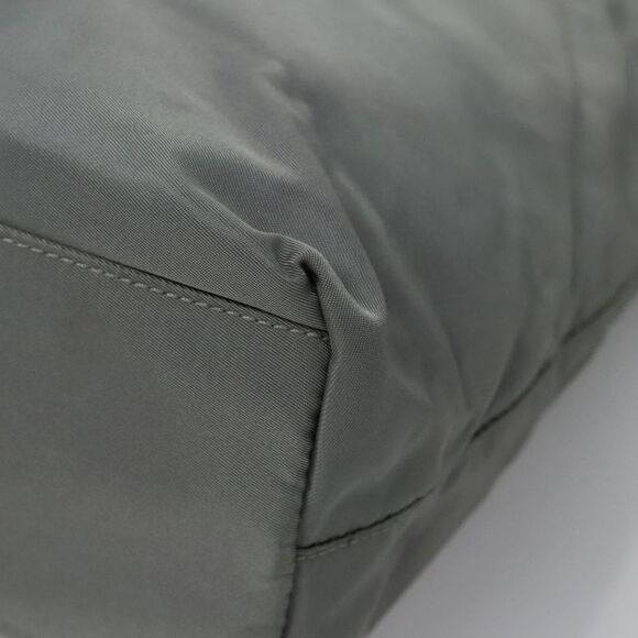 Prada Tessuto Grey Synthetic Shoulder Bag (Pre-Owned) - Picture 11 of 16